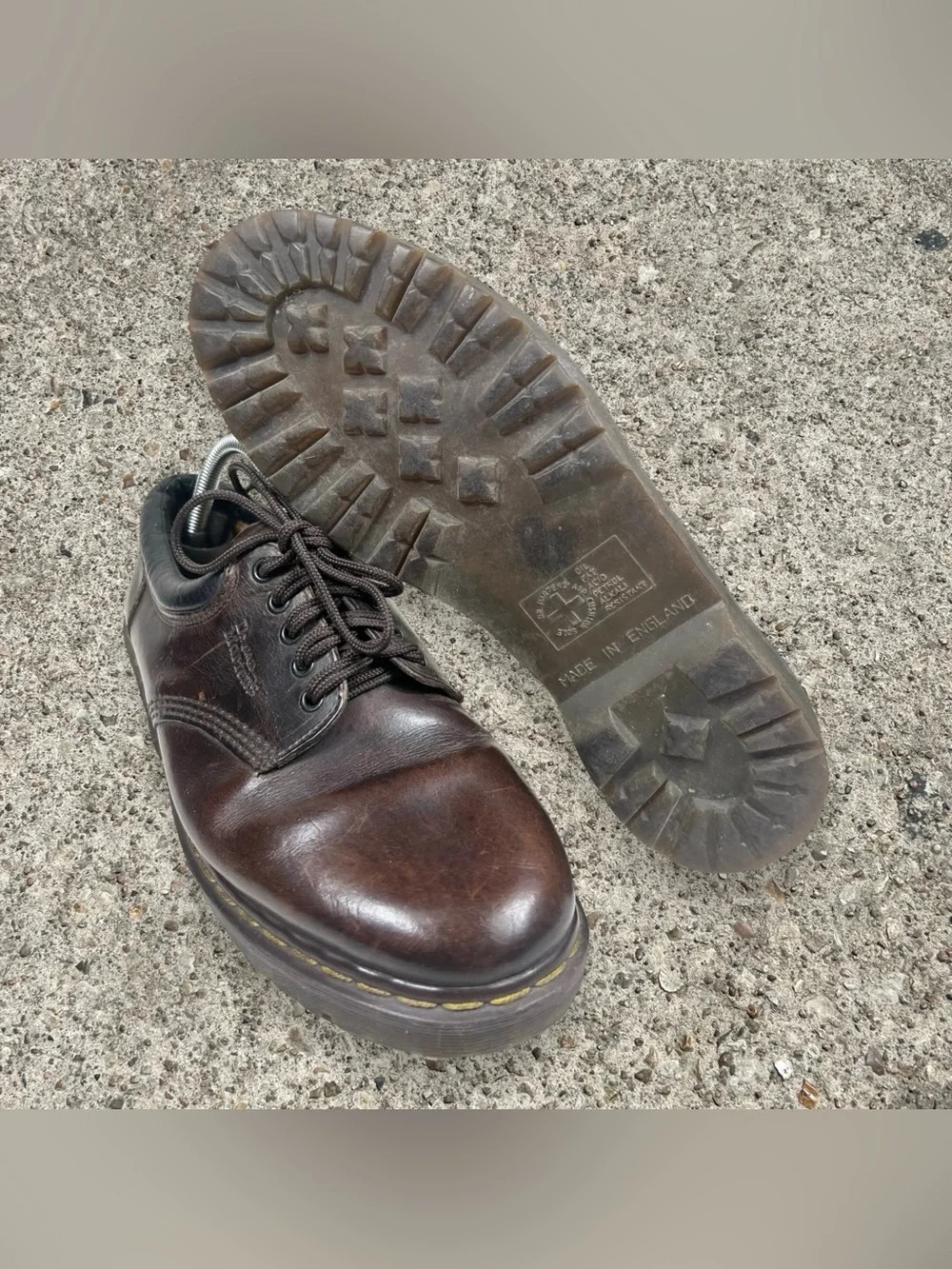 DR MARTENS vintage 90s derby shoes
